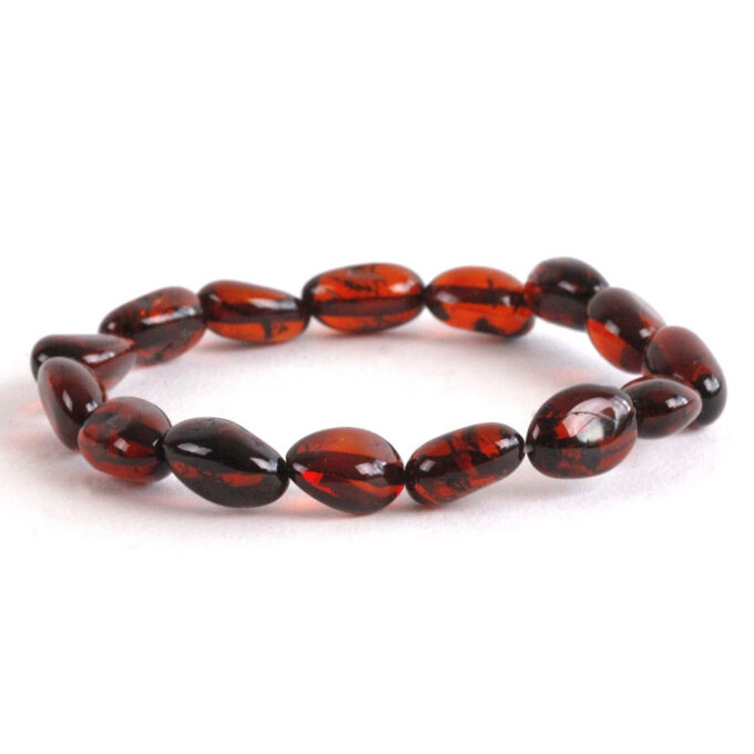 Black Beans Amber Bracelet