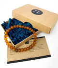 raw cognac amber bracelet