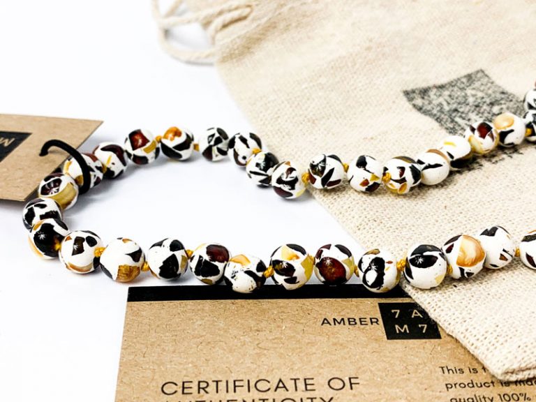 Crushed Amber Necklace | Baltic Amber Jewelry | AMBER SEVEN