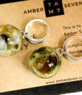 luxury amber earrings