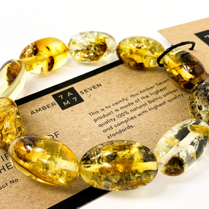 luxurious amber bracelet